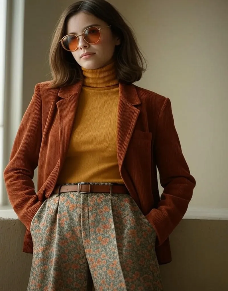 How to Dress 70s with Normal Clothes